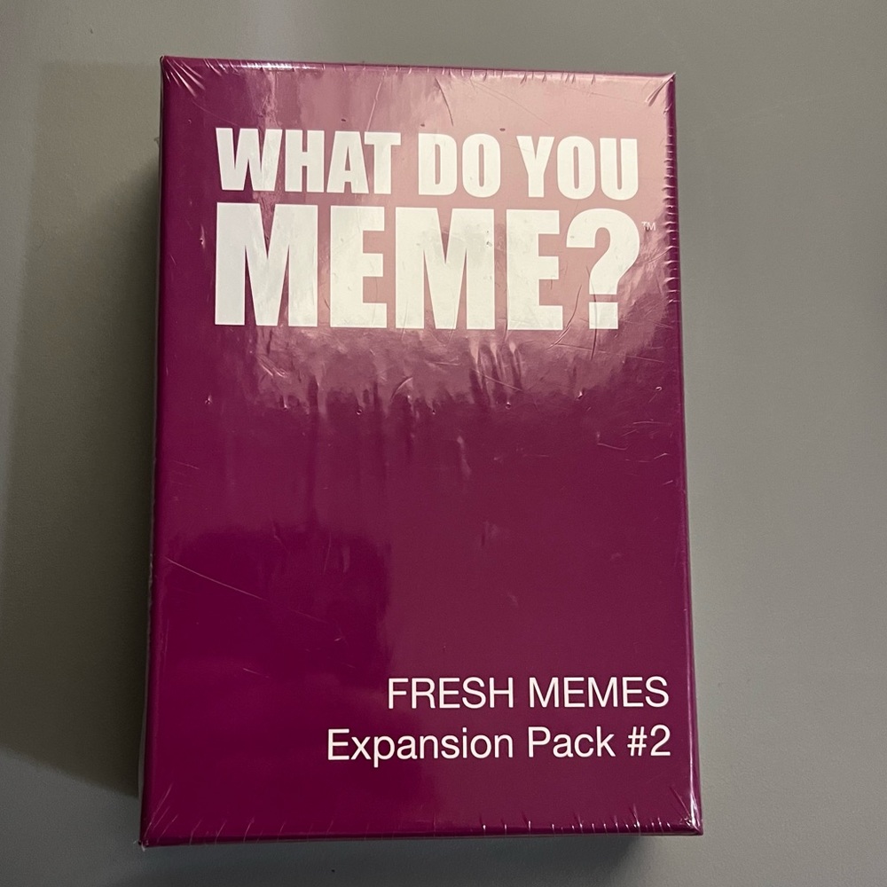 What Do You Meme? Fresh Memes Expansion Pack #2 - New Factory Sealed